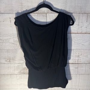 Black dress sleeveless top